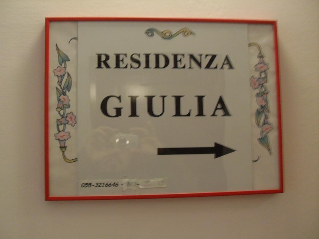 Residenza Giulia Hotel Florenţa Exterior foto